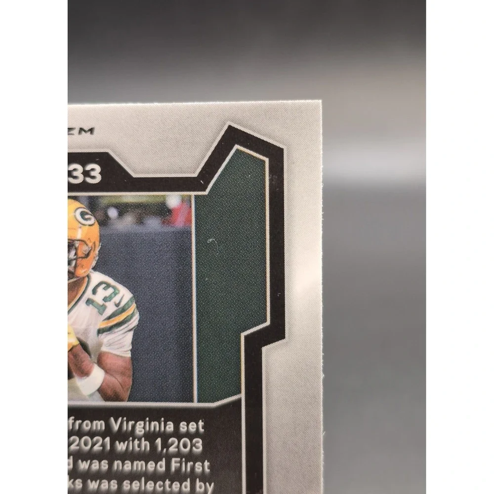 2023 Panini Prizm Dontayvion Wicks #333  Rookie Purple Pulsar (RC) GB Packers